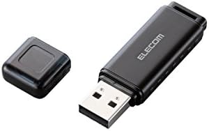 Elecom כונן הבזק USB 32GB עם חור רצועה [שחור] MF-HSU2A32GBK